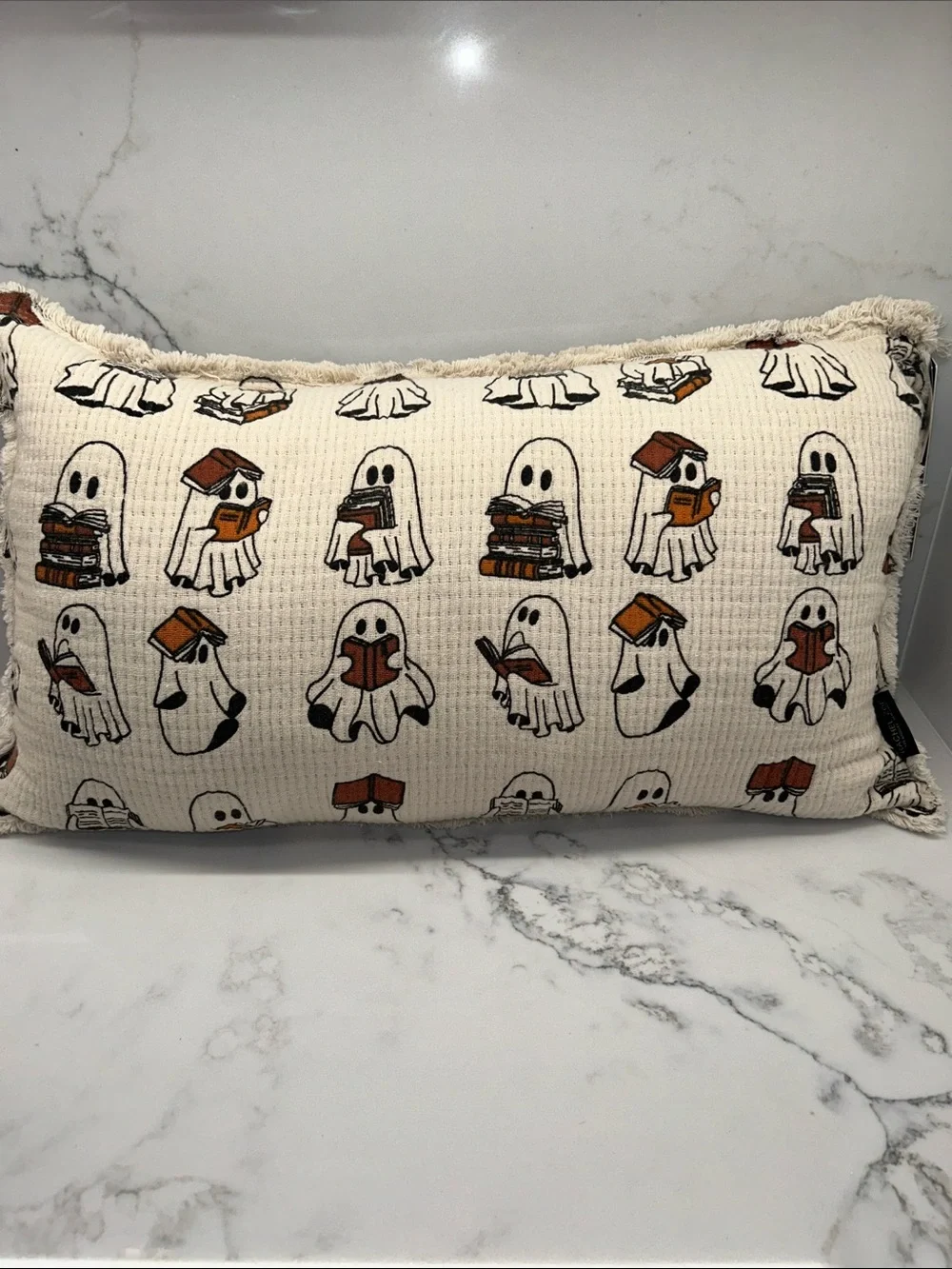 Rachel Zoe Ghost Reading Book Pillow